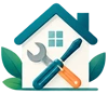 House with tools on